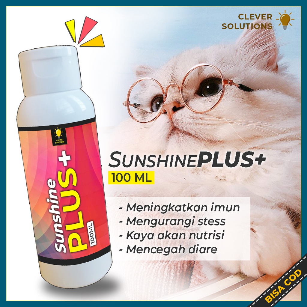 Vitamin Kucing Gemuk dan Bulu Nafsu Makan SUNSHINEPLUS Suplemen Meningkatkan Imunitas Kucing 100 ML