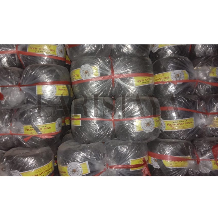 

KUALITAS BAGUS!!! Tali Rafia Hitam 1 kg