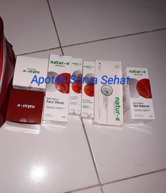 Natur-E Advanced Anti Aging Face Series Paket Lengkap 7 in 1