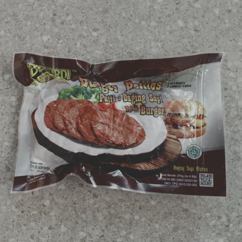 

Bernardi Burger Patties Sapi SP 270 gram