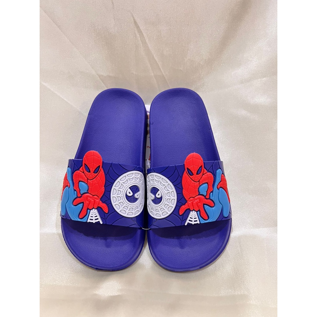 YK2019 Sandal Selop Anak Laki Laki / Sandal Slide Anak Cowok Motif Spiderman Merek Inkayni Size 24-29