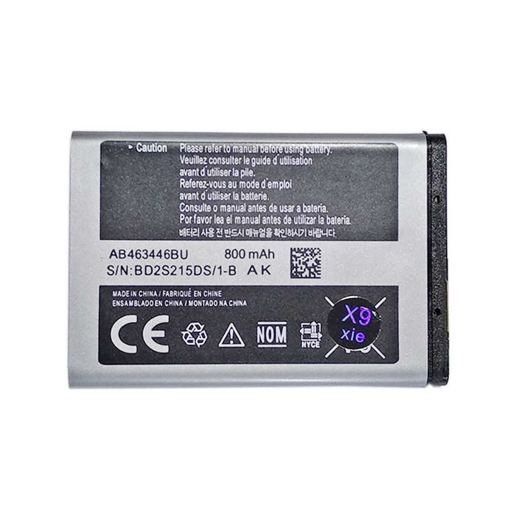 BATERAI SAMSUNG C 3300 C3300 / E 1272 E1272 / E 2652 E2652 / X 150 X150 / E 1080 E1080 / B310E / B 310 E / D 520 D520 / C 140 C140