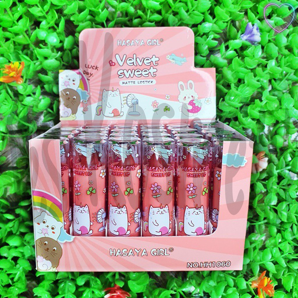 [PER PCS] Hasaya Girl Lipstik Matte Velvet Sweet / Grosir Kosmetik