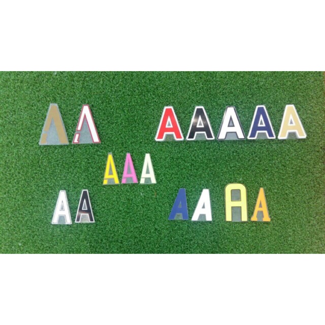Huruf Font Jersey Grade Ori Import