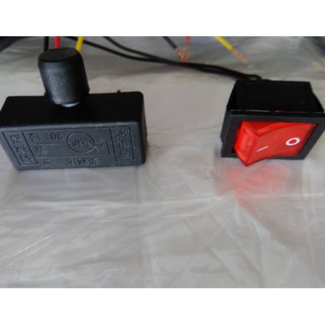 Saklar dan potensio tangki sprayer elektrik putaran tangki elektrik