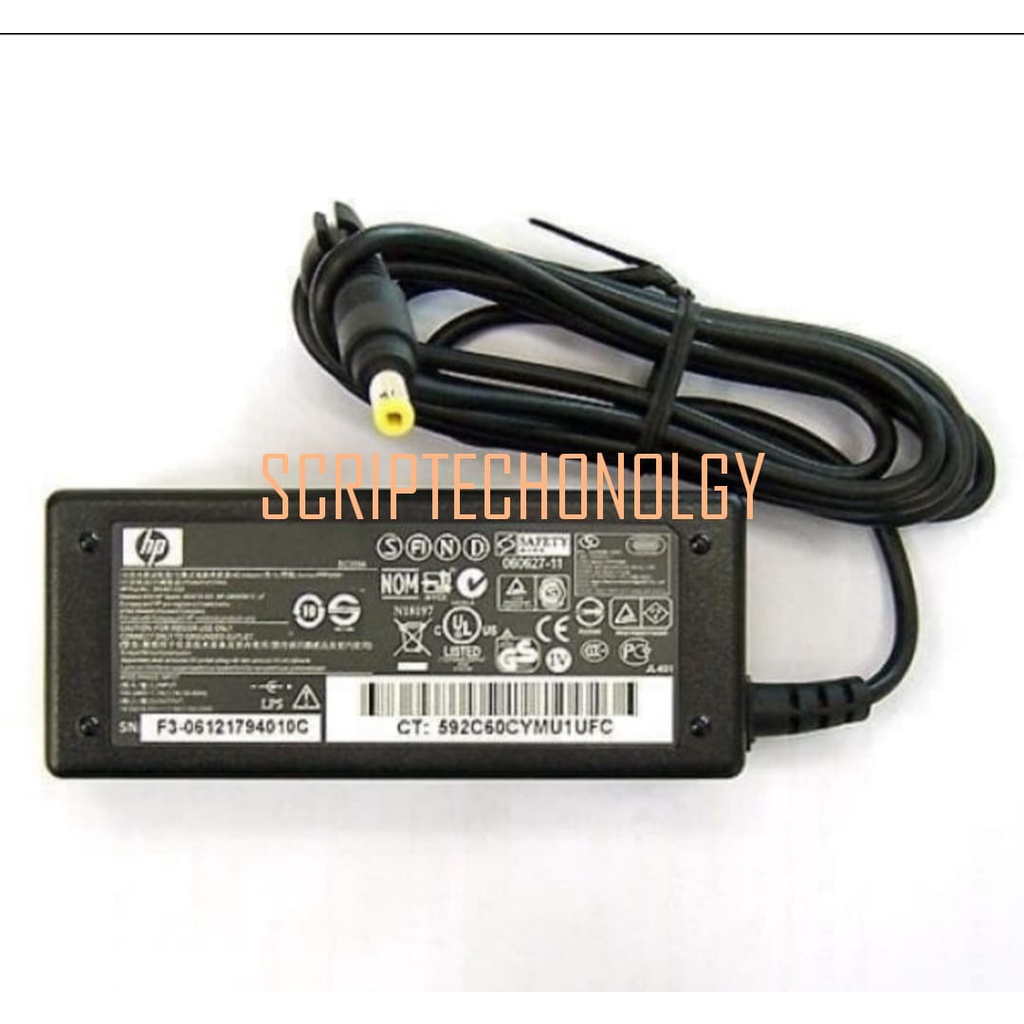 ADAPTOR HP DV1000 DV2000 V1000 V3000 18.5v-3.5a jeck 4.8*1.7mm