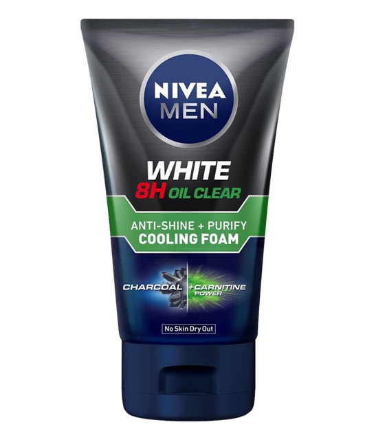 Nivea MEN White Oil Clear Anti Shine + Purify Cooling Foam 100ml