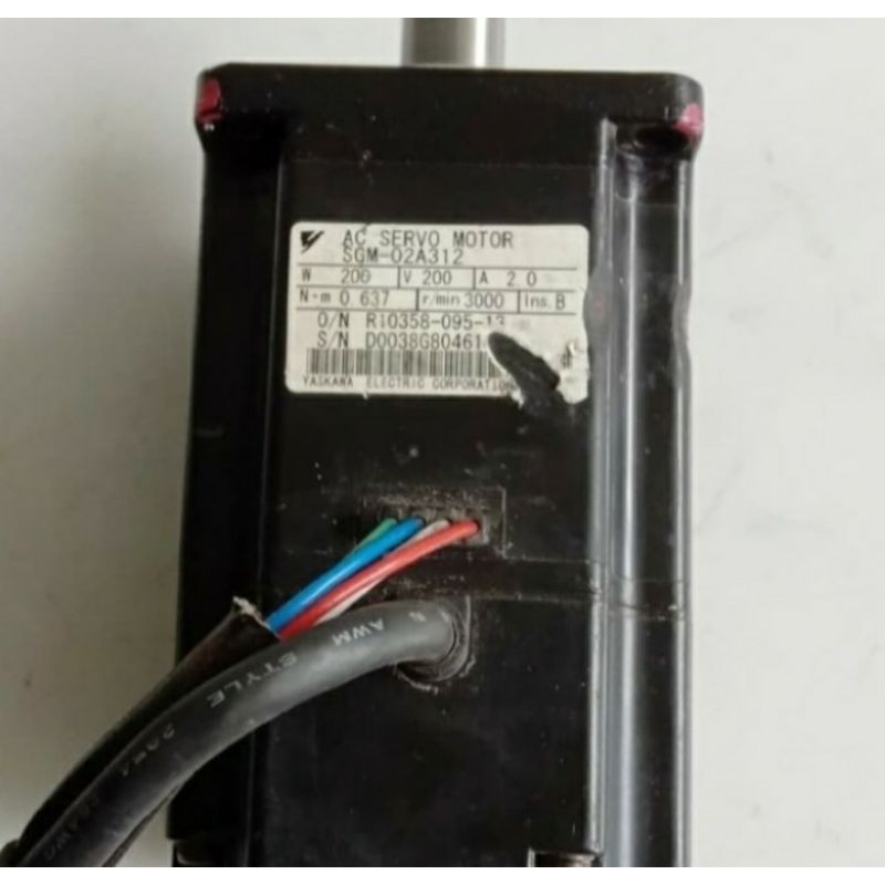 Ac Servo Motor Yazkawa SGM 02A312 - Y1