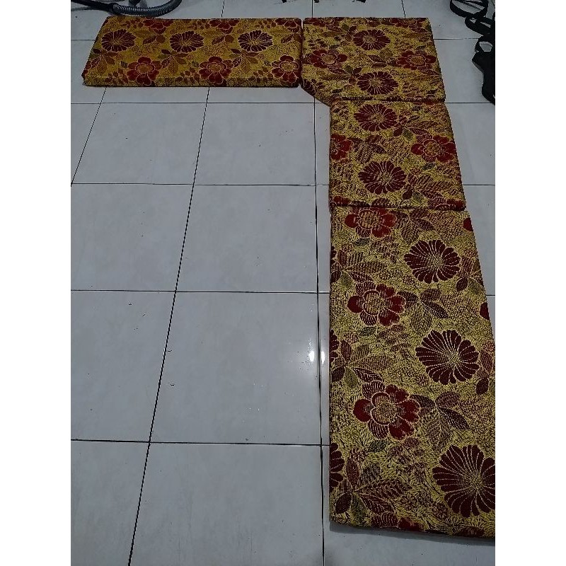 ALAS DUDUK KURSI 1 SET SUDUT MOTIF