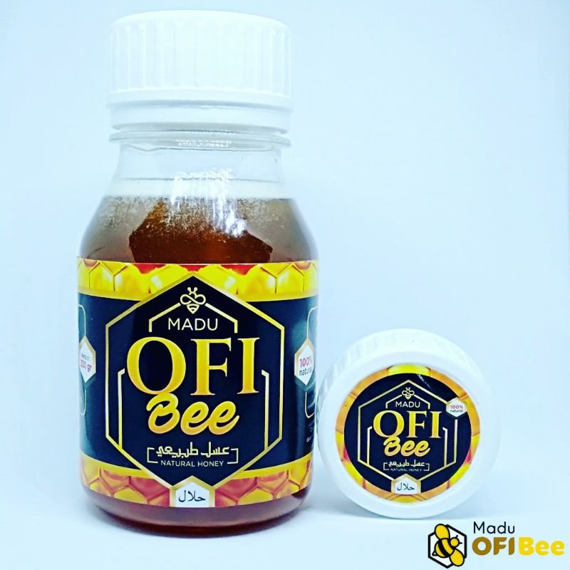 [2 Botol Lebih Murah] | Madu Asli Alami Nektar Bunga Madu OFi Bee | Madu Murni Mentah | Raw Honey