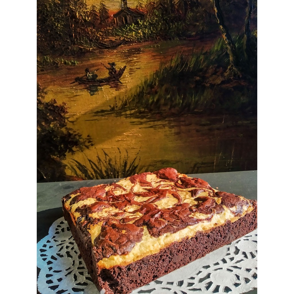 

Brownies Cheesecake cheesecream panggang lembut