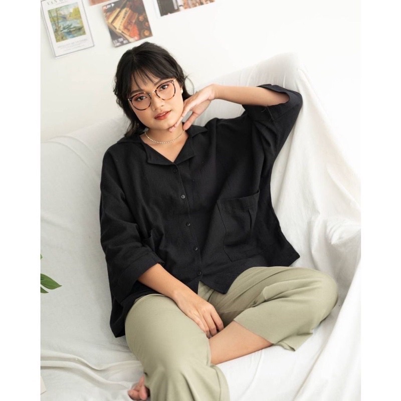 alexa kemeja oversize