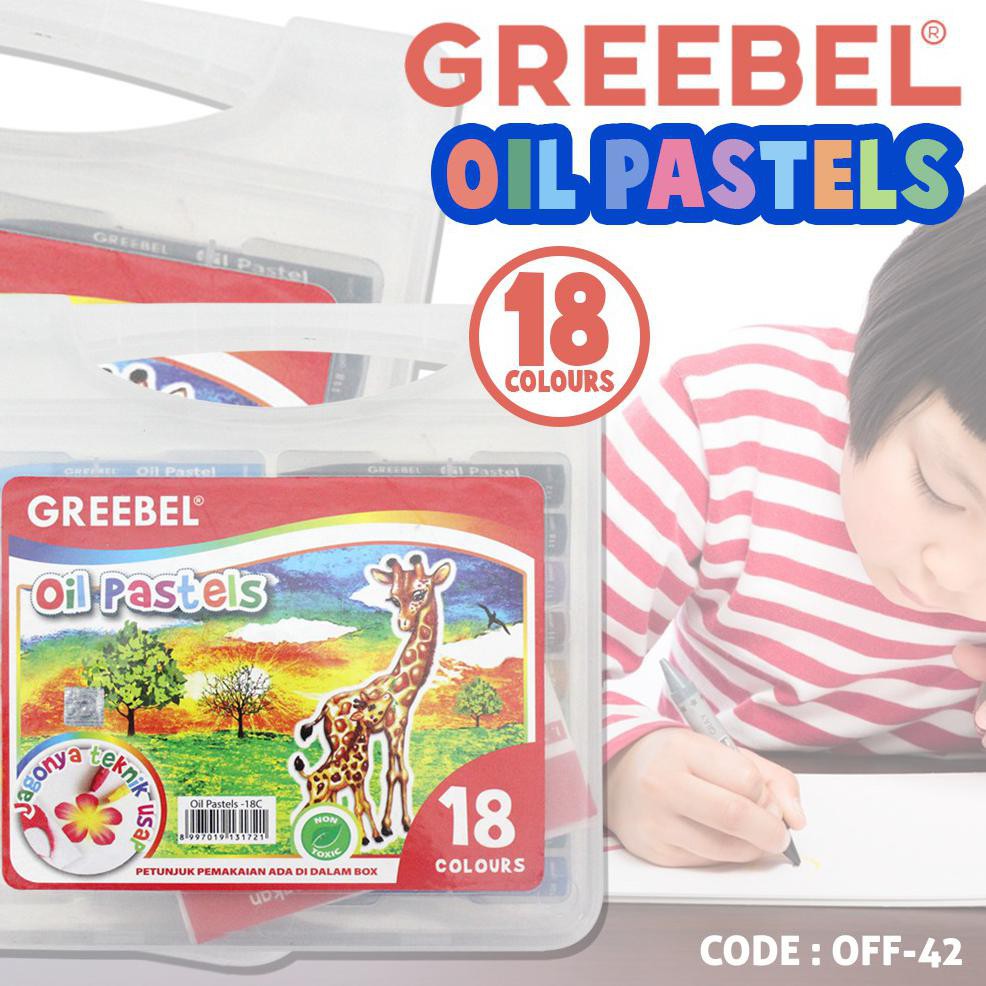 

Krayon Artist Transparant Isi 18 Warna Greebel Oil Pastels Pp Crayon Gribel Art - Off-42