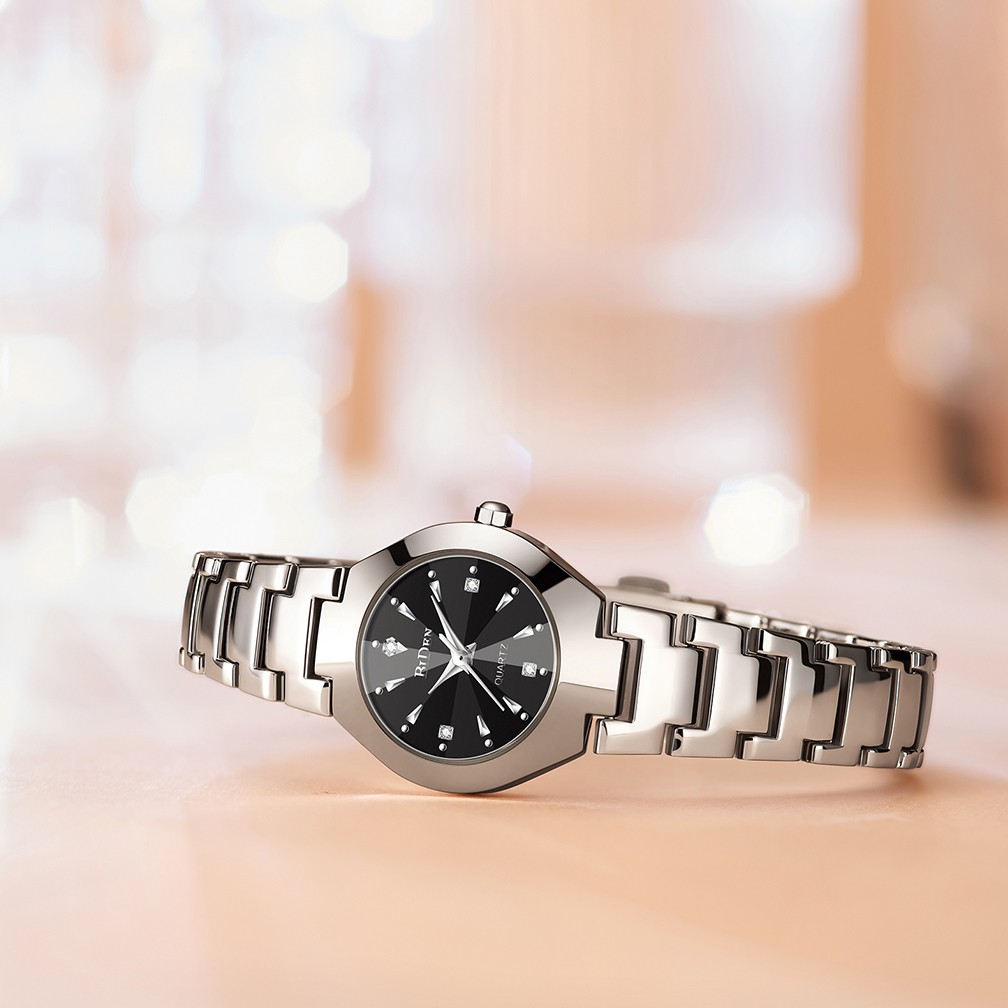 BIDEN Jam Tangan Wanita Original Analog Anti Air Bisnis Kuarsa Jam Tangan Cewek-3