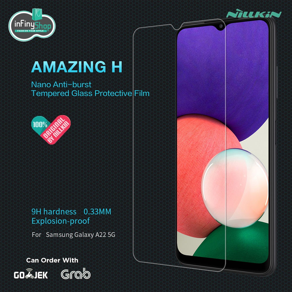 SAMSUNG GALAXY A22 5G - NILLKIN TEMPERED GLASS (AMAZING H)