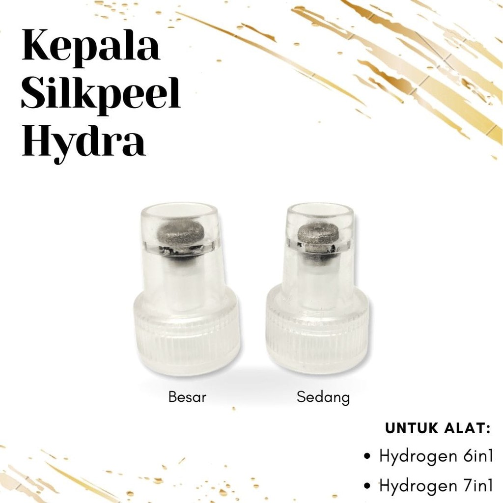 silk peel head hydra dermabrasi for hydrogen 6in1 7in1 kepala silk