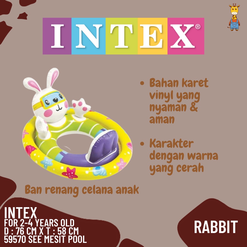 Intex 59570 See Mesit Pool - Pelampung Ban