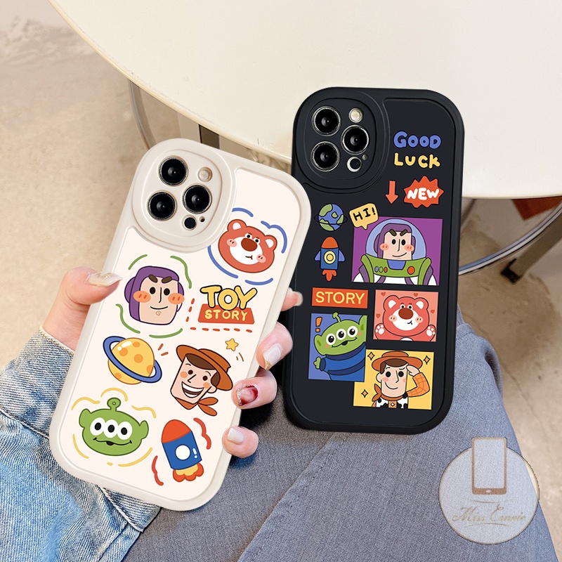 Redmi 10C A1 12C 10 9 10A 9A 9T 9C NFC Redmi Note10 10s Note 11 Note11Pro Note8 9 Note 9s Note 11s 9Pro 10Pro POCO F4 K40s Kartun Lucu Toy Story Manyo Soft TPU Case