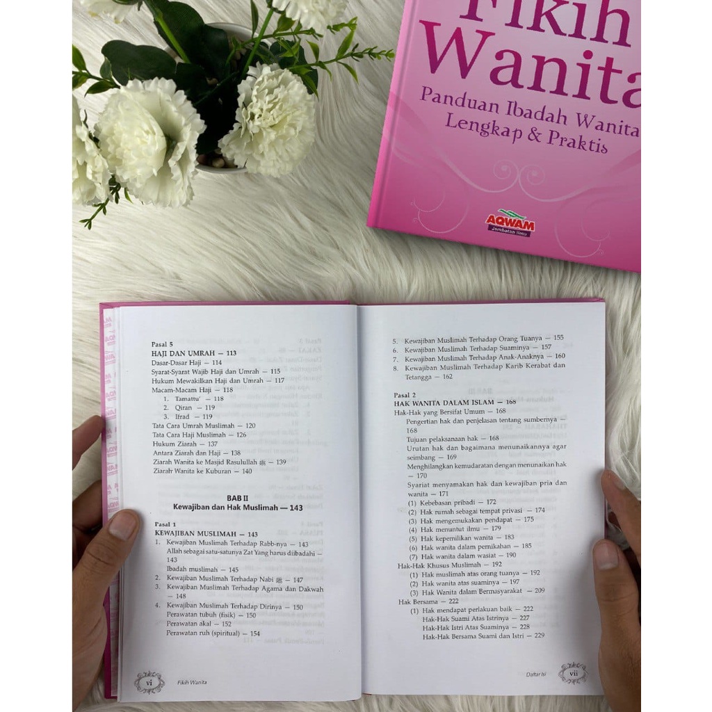 Buku fiqih/ Fiqih Wanita Panduan Ibadah Wanita Lengkap &amp; Praktis - Dr. Ali bin Sa'id al-Ghamidi Penerbit Aqwam ORIGINAL