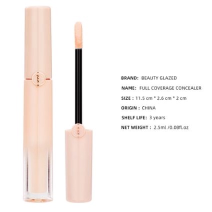 Beauty Glazed Softly Concealer Full Coverage Beauty Glazed Liquid Concealer Beauty Glazed Concealer Cair Beauty Glazed Conceler  Beauty Glazed Consealer Beauty Glazed Conseler Beauty Glazed