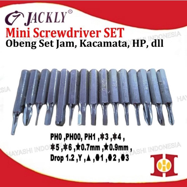 Obeng Set Magnet Service Jam Kacamata HP Handphone PC Computer Laptop