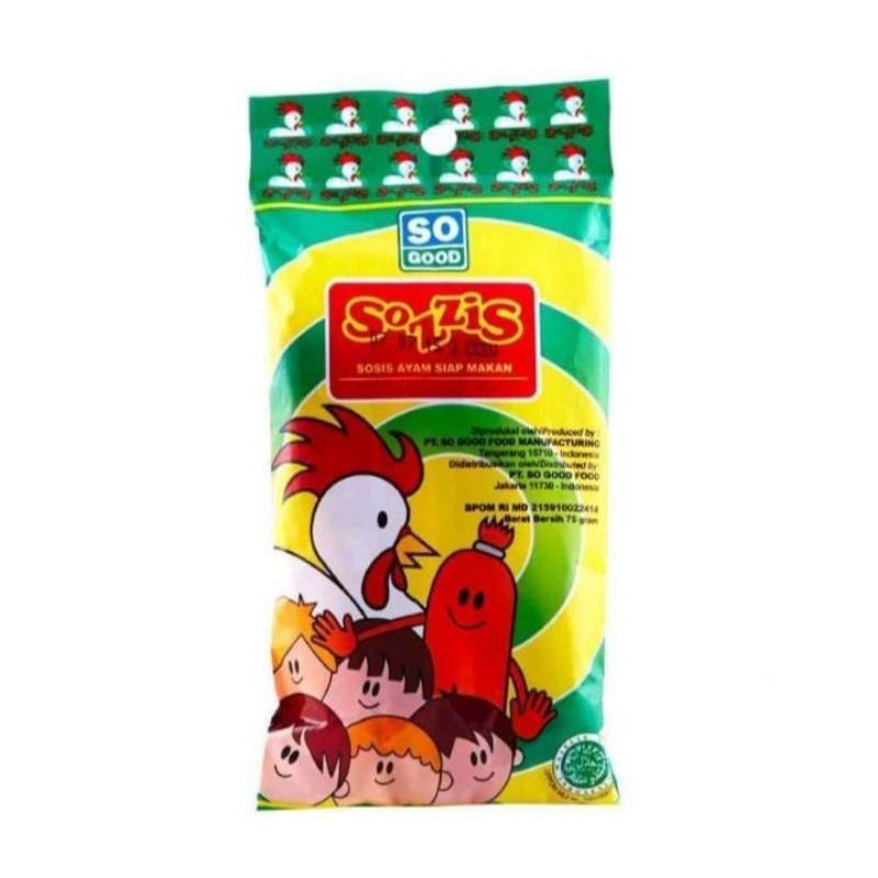 

So Nice Sozzis Sosis Siap Makan Ayam 75gr