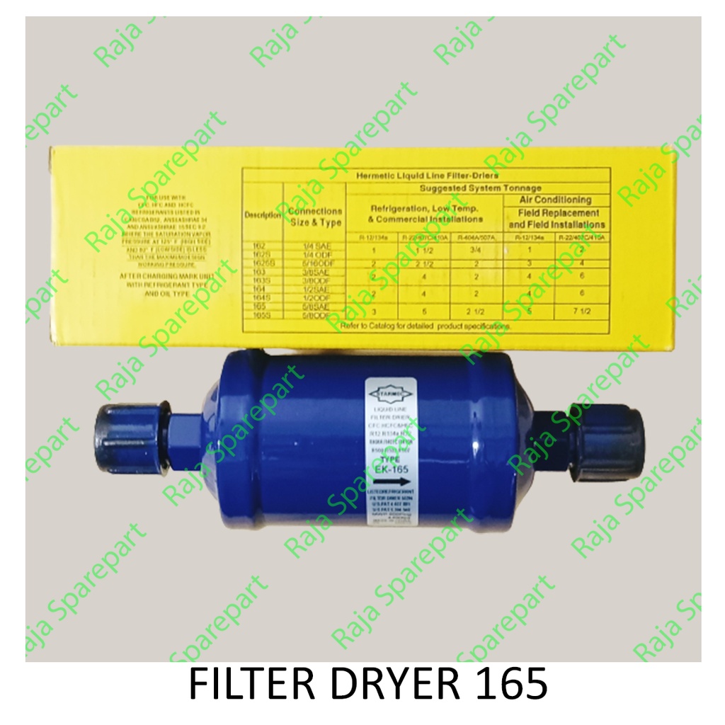 Filter Dryer 165 Inlet/Outlet 5/8&quot;