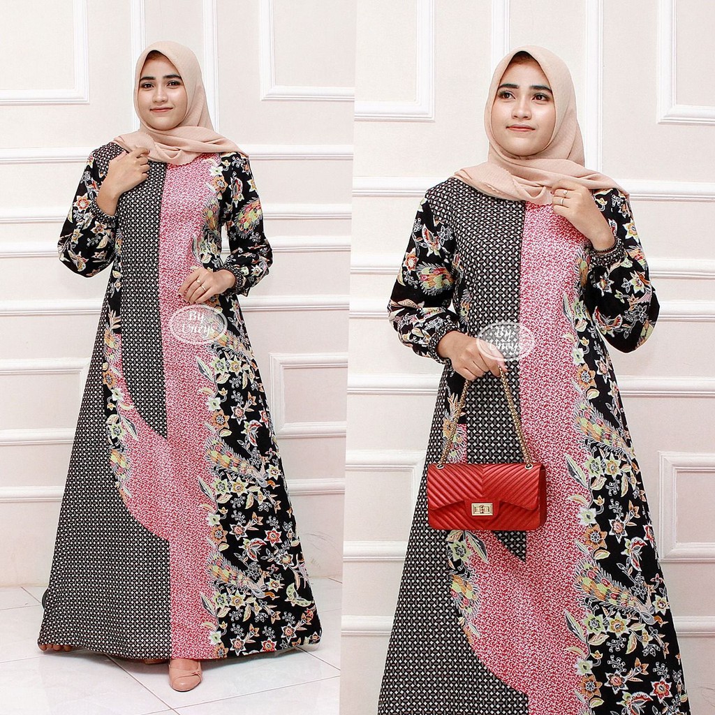 Harga Gila Baju Gamis Batik Wanita Jumbo Batik Allsize - Gamis Syari L8jbBoh8MbG5N