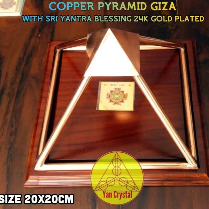 

COPPER PYRAMID GIZA SRI YANTRA BLESSING WEALTH & PROSPERITY