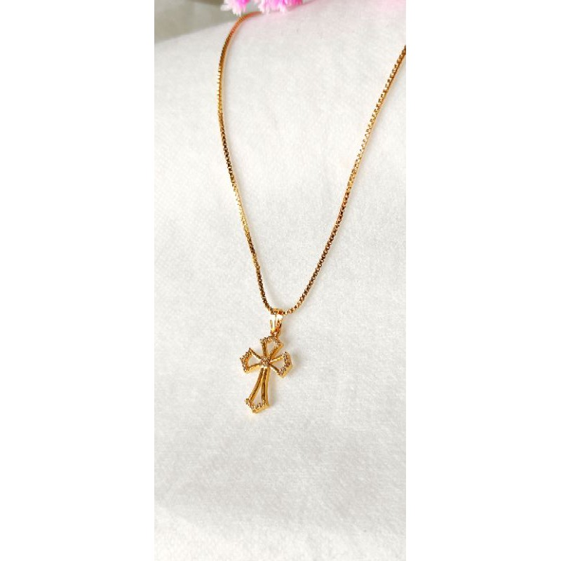 Kalung salib import/kalung salib xuping import