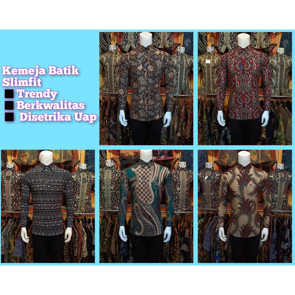BATIK SLIMFIT QUEEN JAYA BL4-WONG