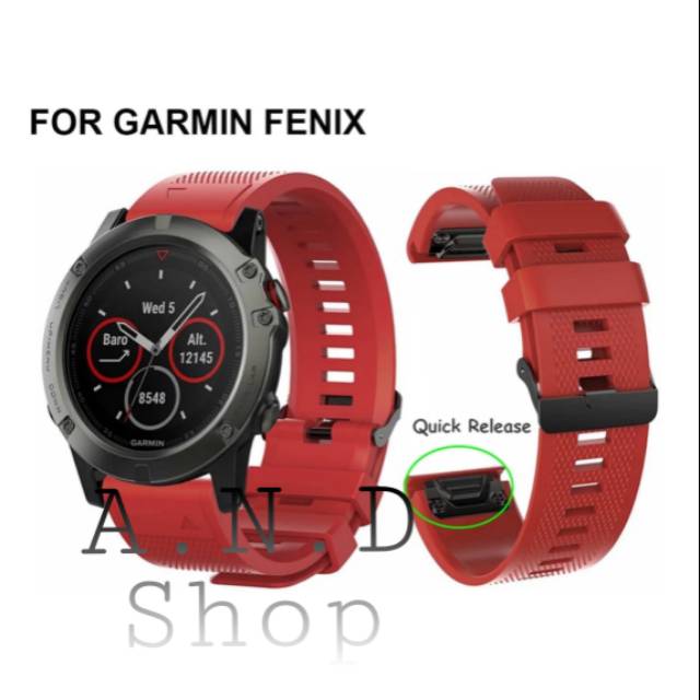 GARMIN FENIX 5X PLUS 6X PRO SOLAR 3 3HR STRAP WATCH BAND