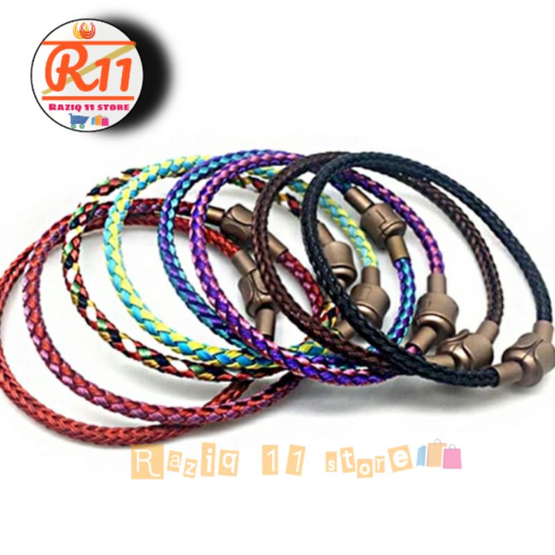 Gelang Tali Kawat Anti Air Waterproof Untuk Charm Liontin Mainan Atau Emas