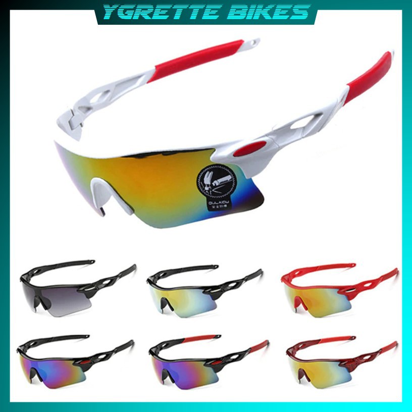 YGRETTE - Kacamata Sepeda Bersepeda Olahraga Sepeda Wanita Pria Sunglasses Cycling Lari Sports