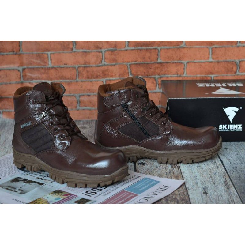 sepatu cordura fashion pria kerja boots safety resleting