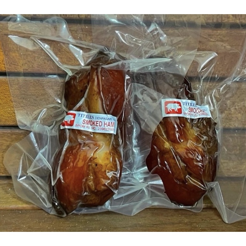 

Smoked Ham (± 280 gram). (Free Packing + Bubble Wrap)