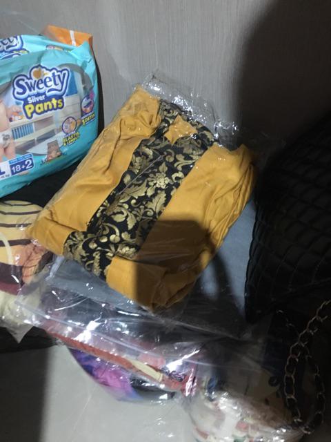 Setelan Wanita Batik Kebaya Gamis Assifa Prada Murah Tanah Abang Seragaman Longblus Kekinian