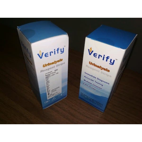 Verify urinalysis Reagent Strip 10 Parameter