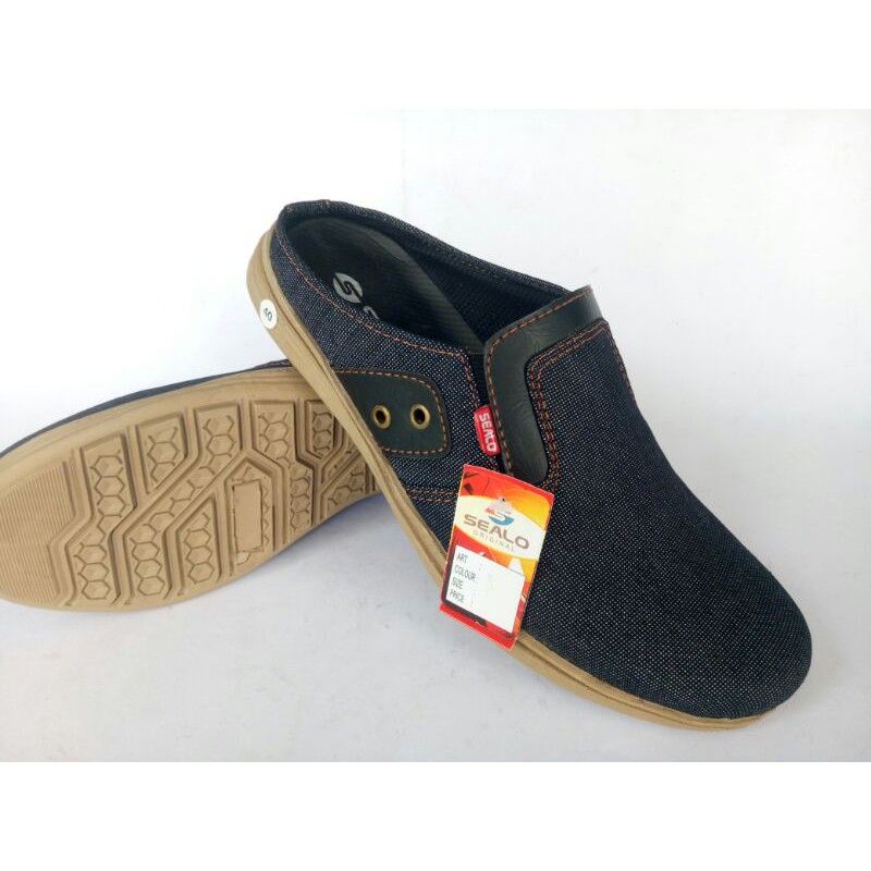 Sandal slop pria selop bustong tutong casual levis