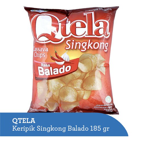 

Qtela Keripik Singkong Balado 185 gr