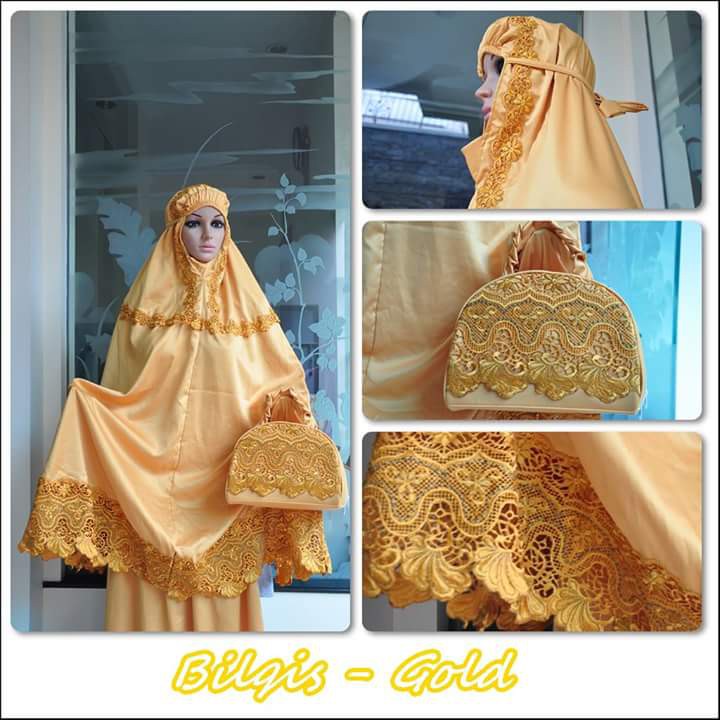 MUKENA DEWASA BILQIS SATIN VELVET