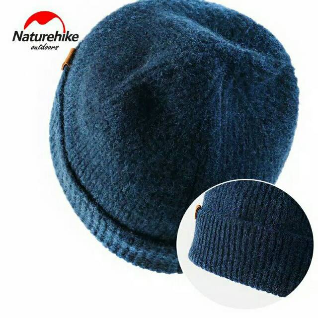 Kupluk naturehike NH17M010-Z beanie knitted hat cap topi rajut kerpus bahan wol