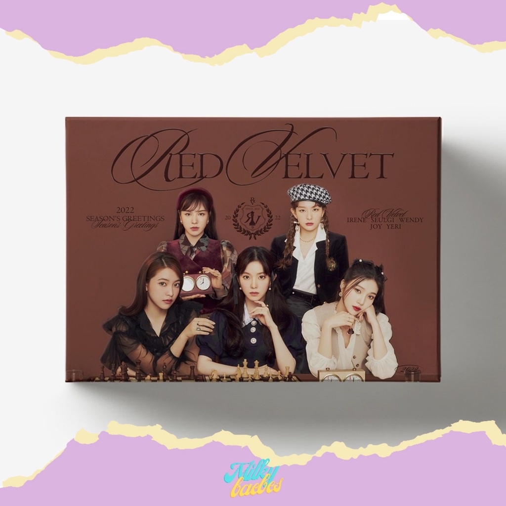✨[READY STOCK MILKYBAEBES (baca desc box)] Season's Greeting Red Velvet 2022 x SM Town & Store✨ PACK