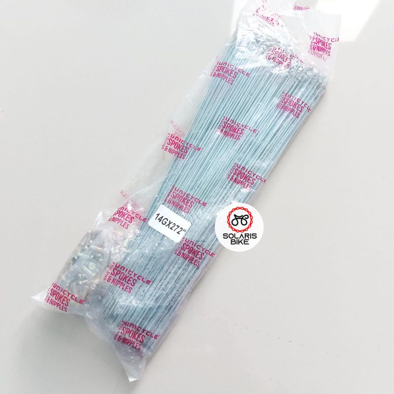 Ruji Spoke Jari-jari Sepeda MTB 27,5 Chrome 72pcs