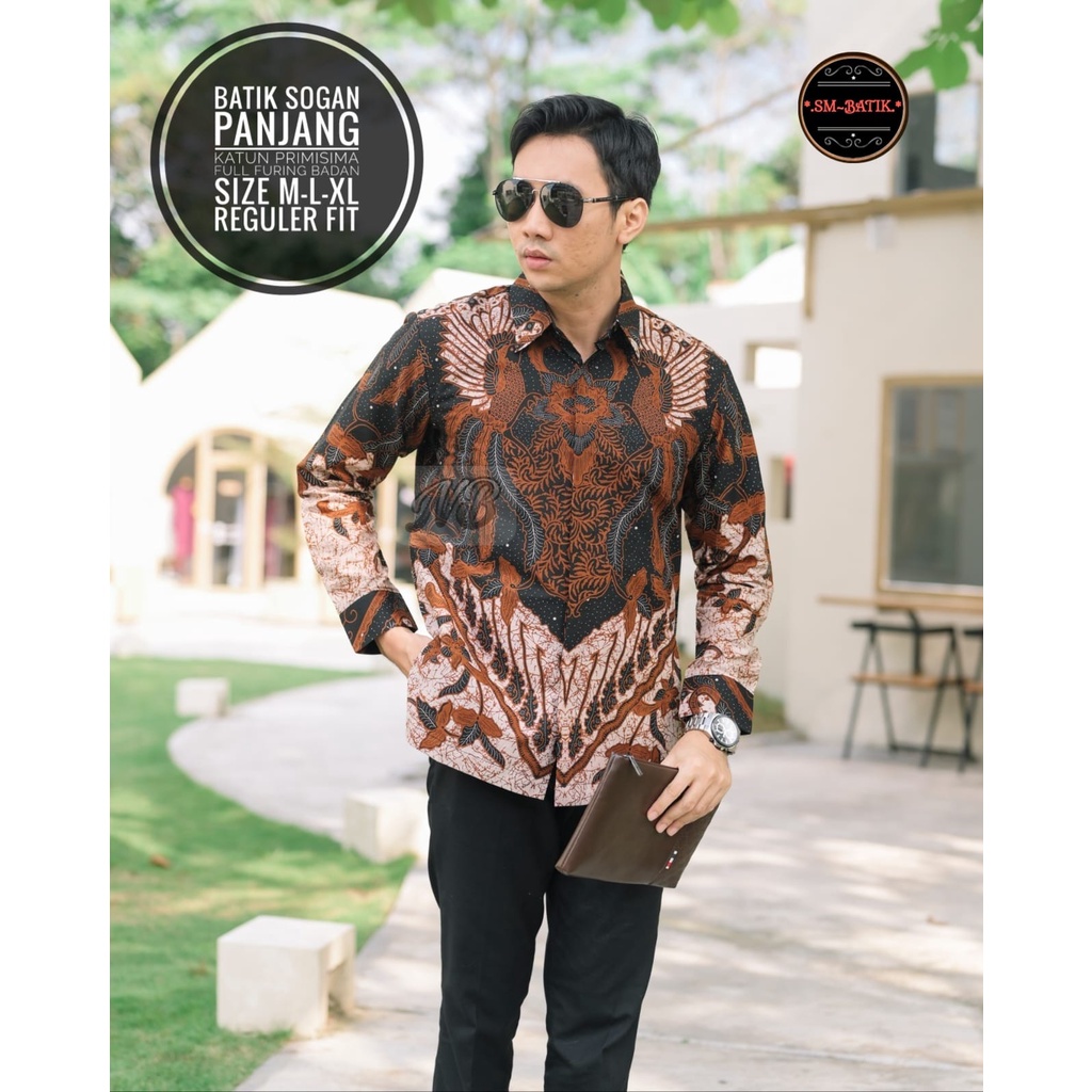 SOGAN SM KEMEJA BATIK PRIA SOLO LENGAN PANJANG LAPIS FURING PREMIUM AKHSA ANANTHA ANDHARA ANDHITA ARCHANDRA ARIESWARA  ARJASA ASTAGUNA ASTAMA ASWATAMA BAGAS BASKARA BAYUPUTRA BHISMA BIMA BRAMANTYA CHAKRA DEVANDRA DEWANTA DHANI DHARMA DRAJAT DZAKY GITARJA