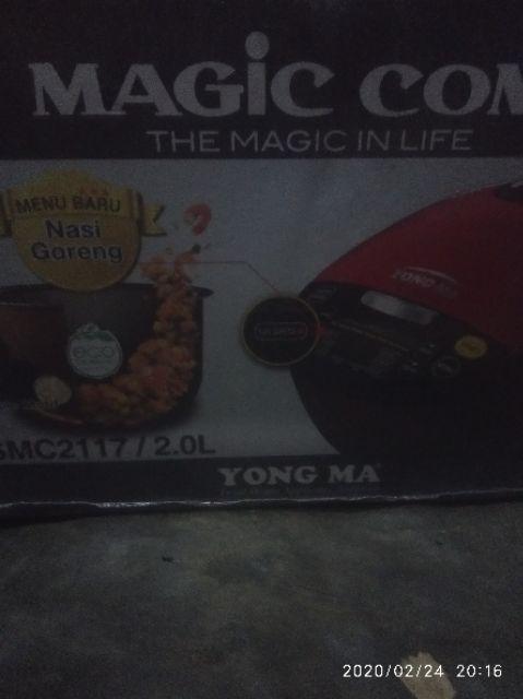 Rice Cooker Yongma Ymc-801 Digital Magic Com 2liter Yong Ma Ymc801