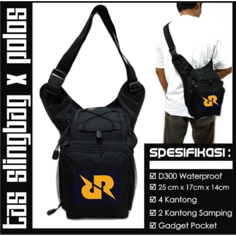 TAS SLINGBAG SLEMPANG RRQ GAMES ESPORT