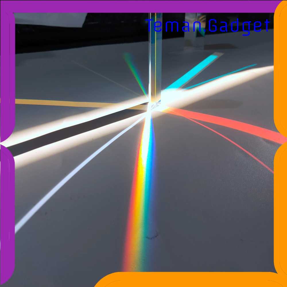 TG-MA RAINOT Kaca Optik Sudut Kanan Prisma Segitiga Pelangi Rainbow - K9OG