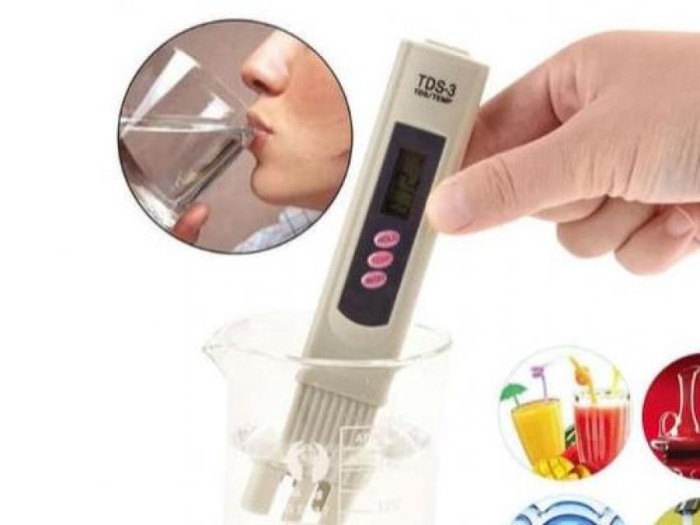 TDS Meter 3 Alat Ukur Hidroponik Air Aquarium ppm nutrisi Kolam TDS-3