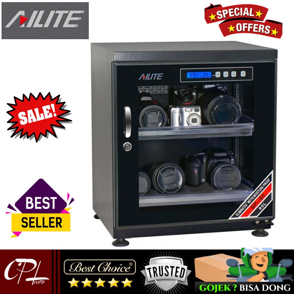 Ailite Dry Cabinet For Digital Camera Gd 60l Dry Box Ailite Gp